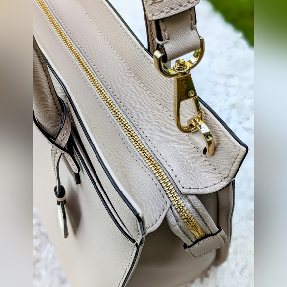 Kate Spade, Satchel/Crossbody Bag, Book Stripe Poly Twill Lining, & Duster Bag - Picture 13 of 16